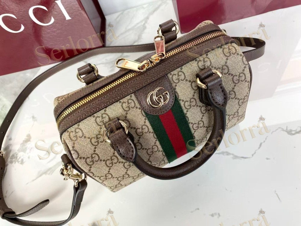 GUCCI OPHIDIA SMALL BOSTON BAG