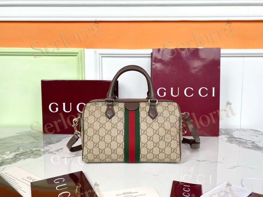 GUCCI OPHIDIA MEDIUM BOSTON BAG