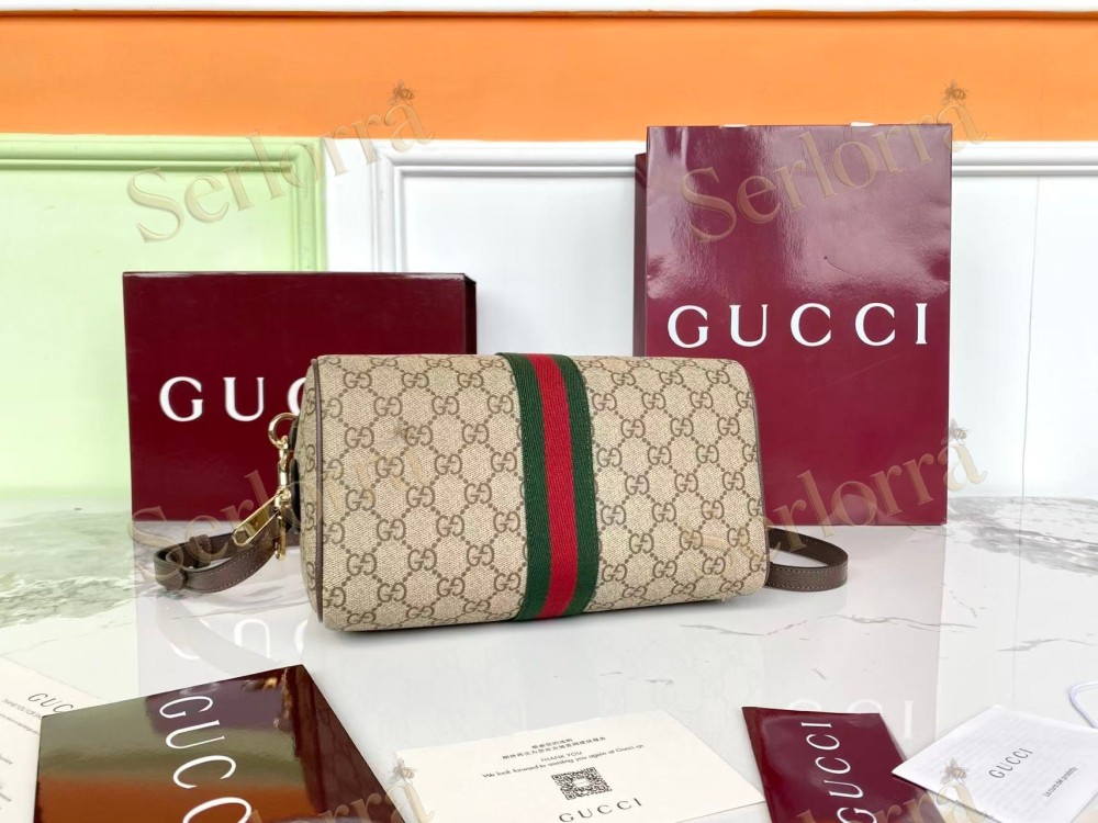 GUCCI OPHIDIA MEDIUM BOSTON BAG