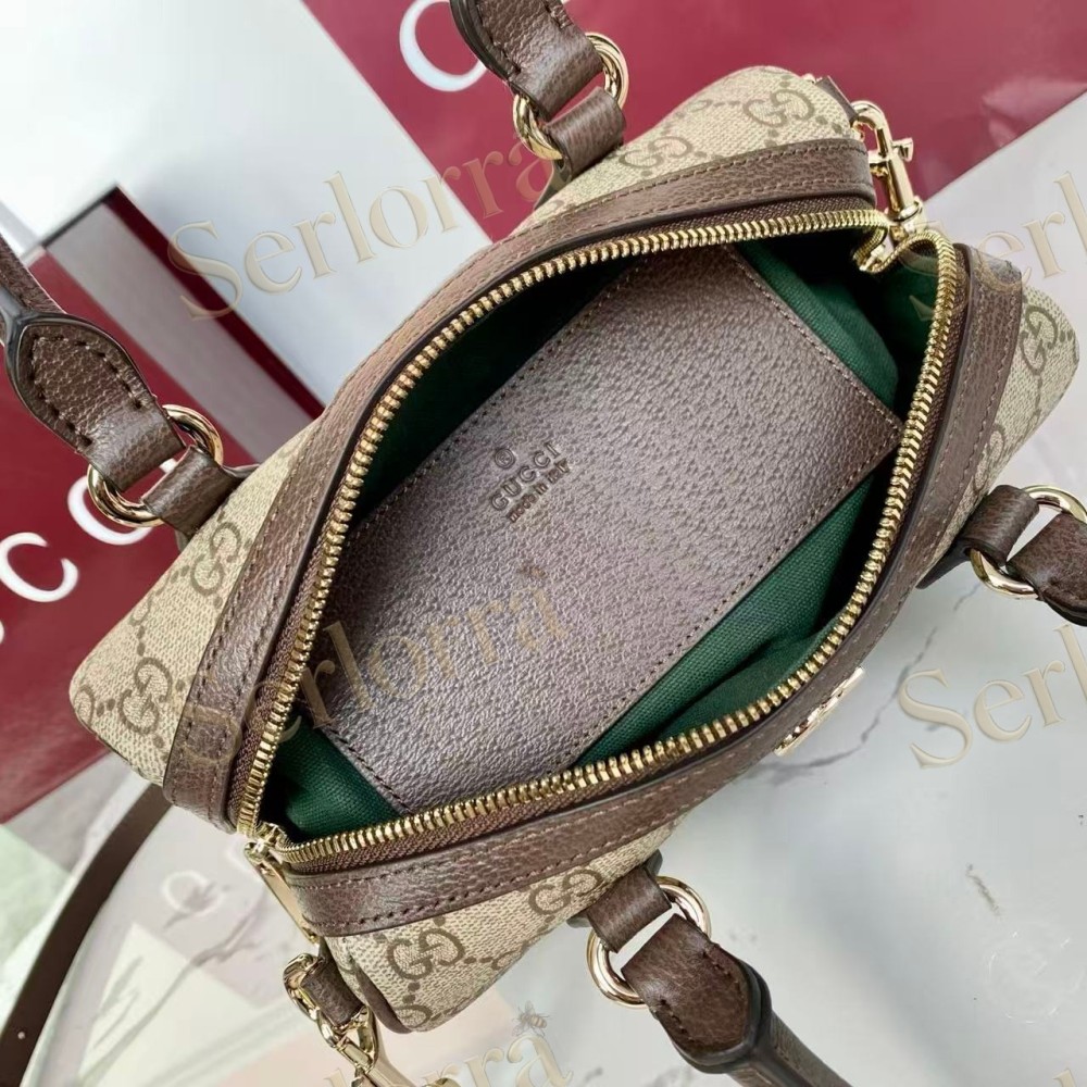 GUCCI OPHIDIA SMALL BOSTON BAG