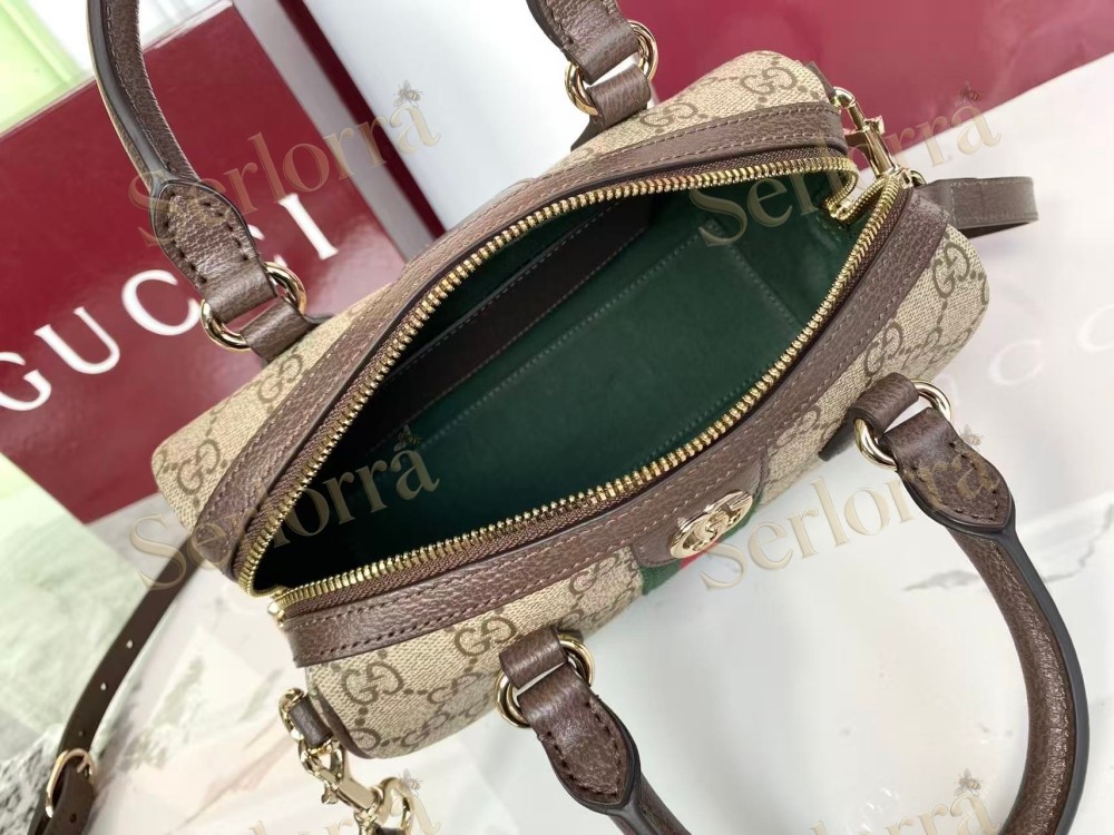 GUCCI OPHIDIA SMALL BOSTON BAG