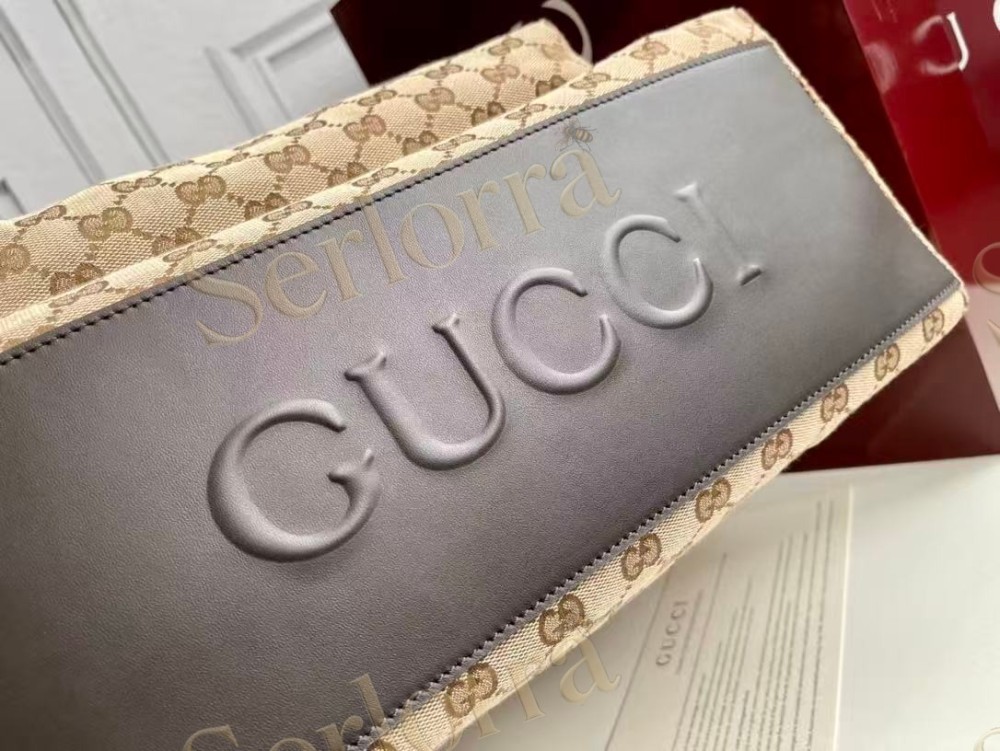 GUCCI MEDIUM GG BACKPACK WITH WEB