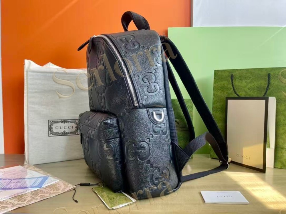 GUCCI MEDIUM JUMBO GG BACKPACK