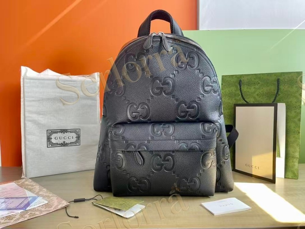 GUCCI MEDIUM JUMBO GG BACKPACK