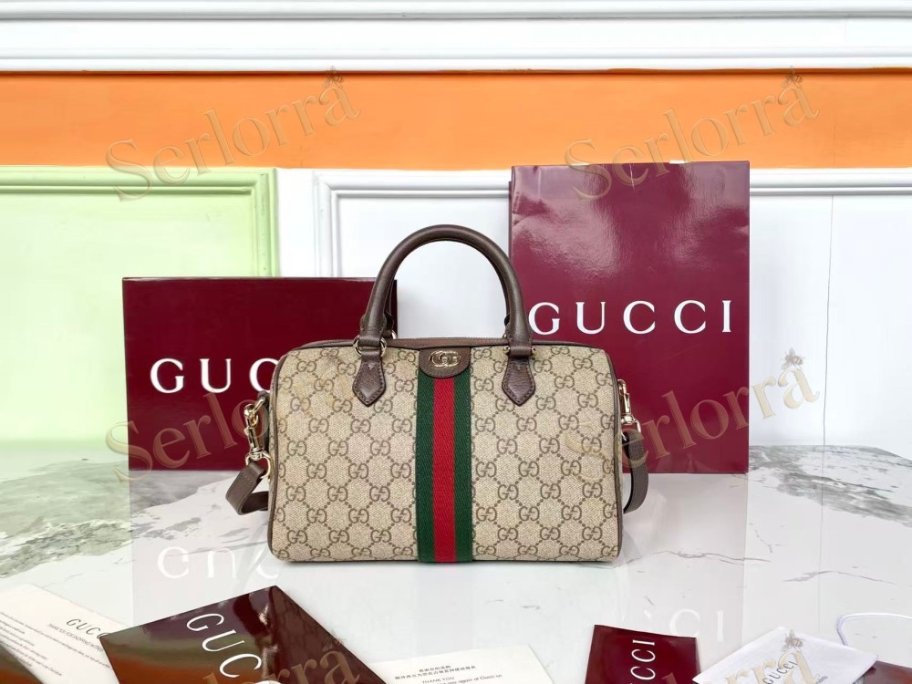 GUCCI OPHIDIA MEDIUM BOSTON BAG