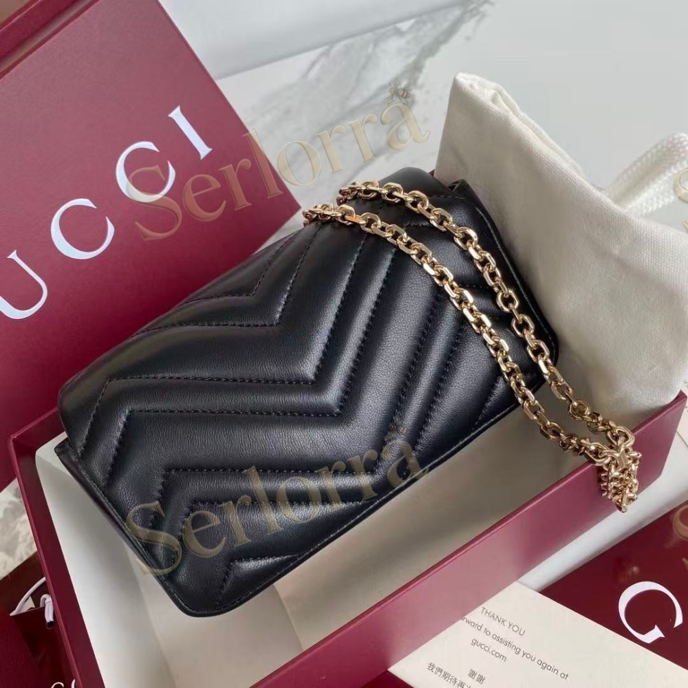 GUCCI GG MARMONT MINI SHOULDER BAG