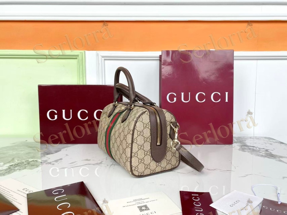 GUCCI OPHIDIA MEDIUM BOSTON BAG
