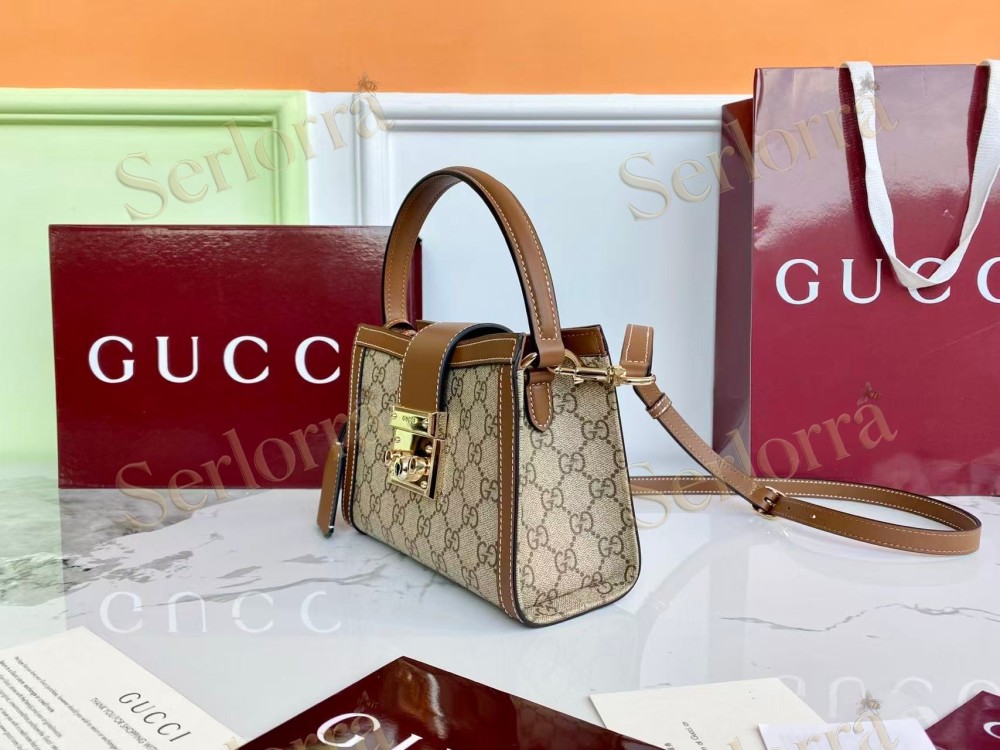 GUCCI PADLOCK SMALL TOP HANDLE BAG