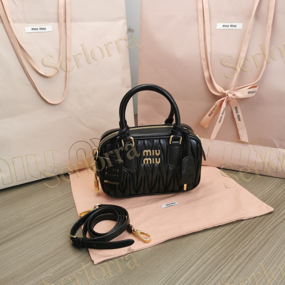 MIU MIU ARCADIE MATELASSÉ HANDBAG