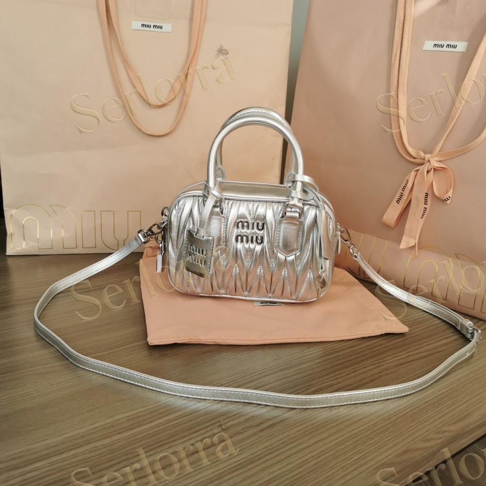 MIU MIU ARCADIE MATELASSÉ HANDBAG