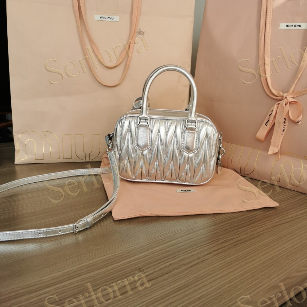 MIU MIU ARCADIE MATELASSÉ HANDBAG