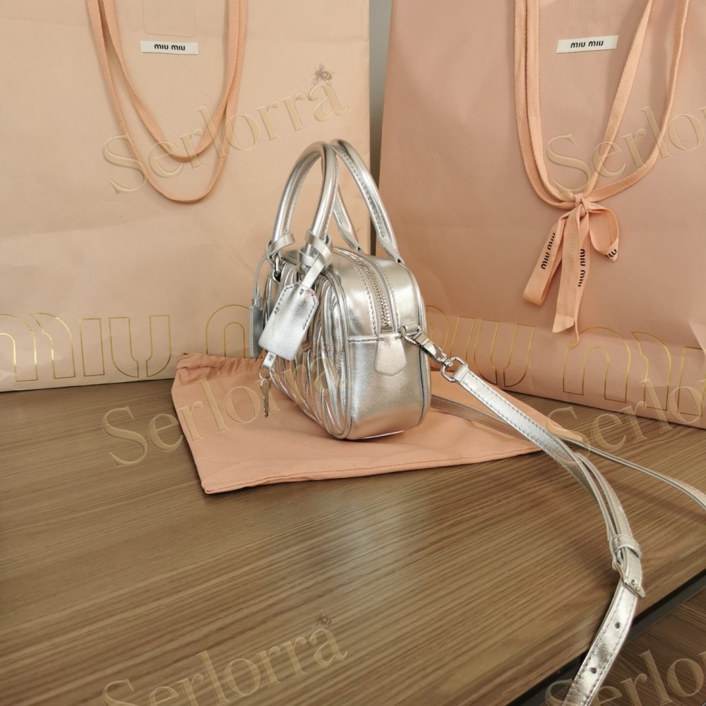 MIU MIU ARCADIE MATELASSÉ HANDBAG