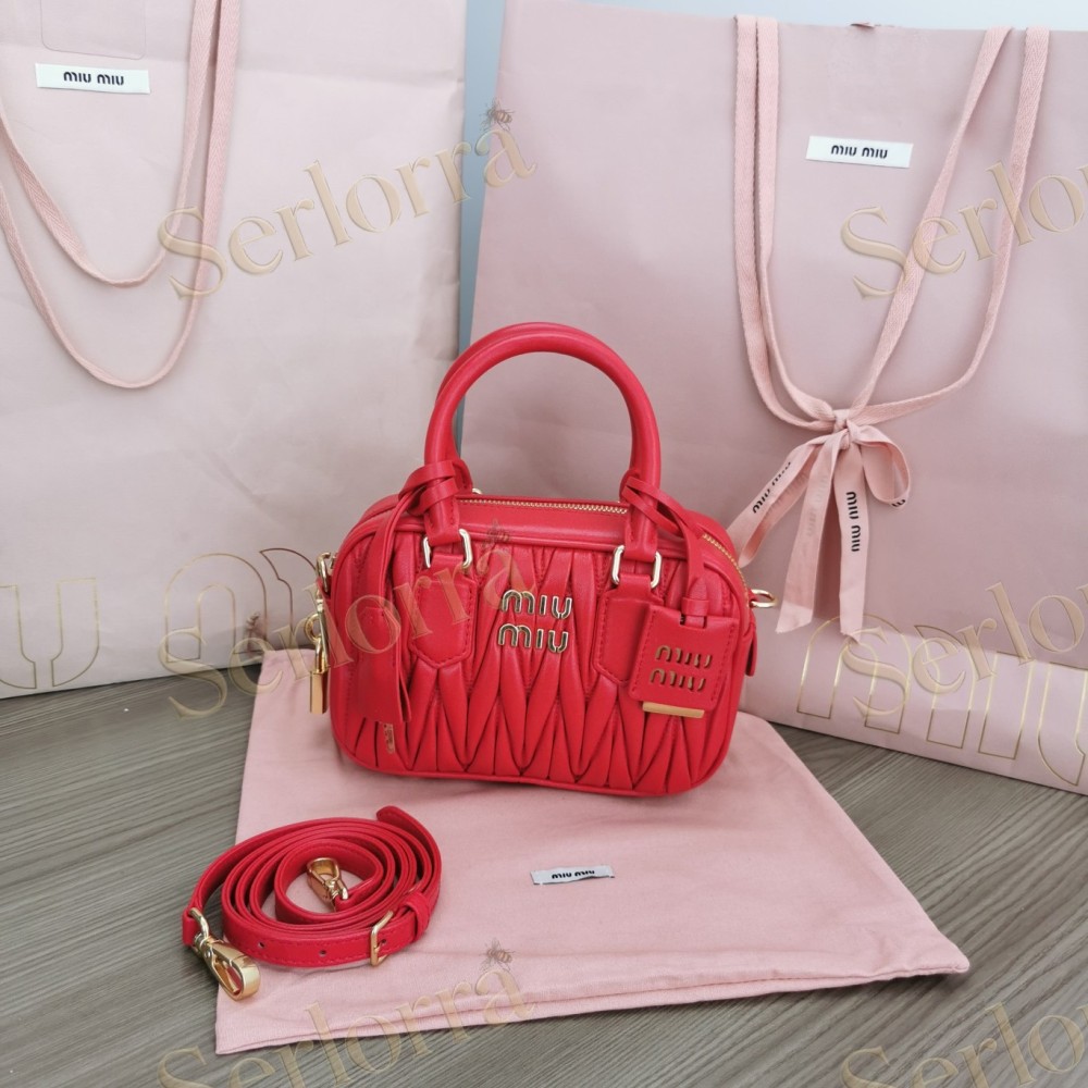 MIU MIU ARCADIE MATELASSÉ HANDBAG