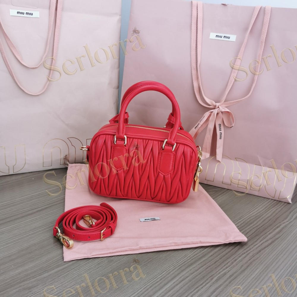 MIU MIU ARCADIE MATELASSÉ HANDBAG