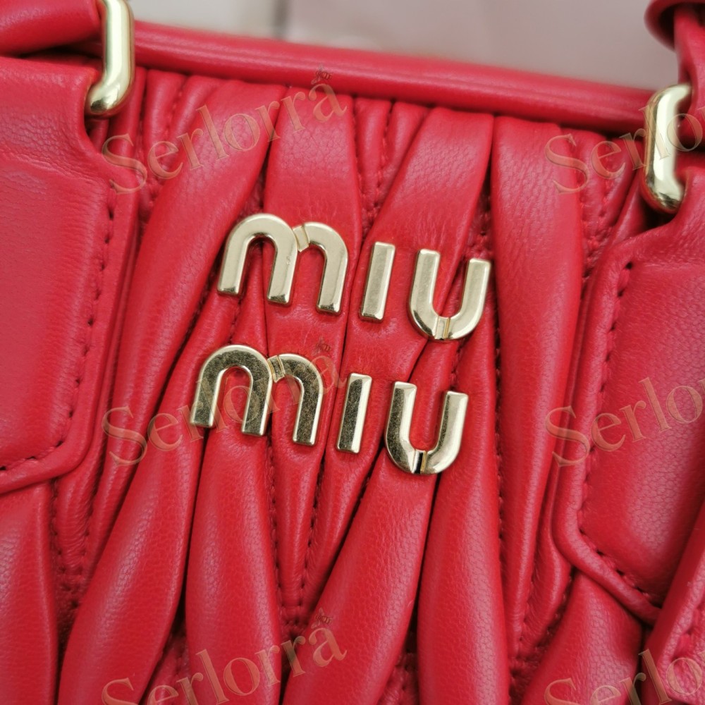 MIU MIU ARCADIE MATELASSÉ HANDBAG