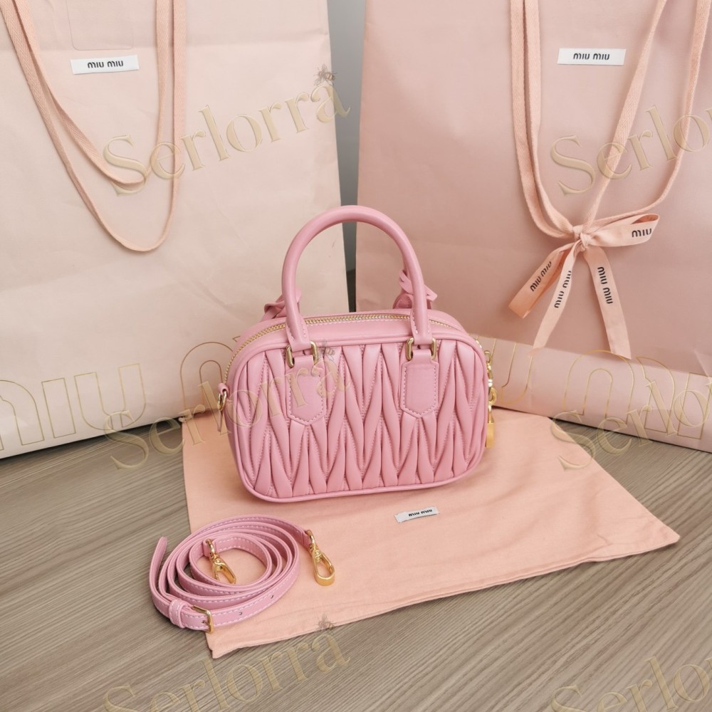 MIU MIU ARCADIE MATELASSÉ HANDBAG