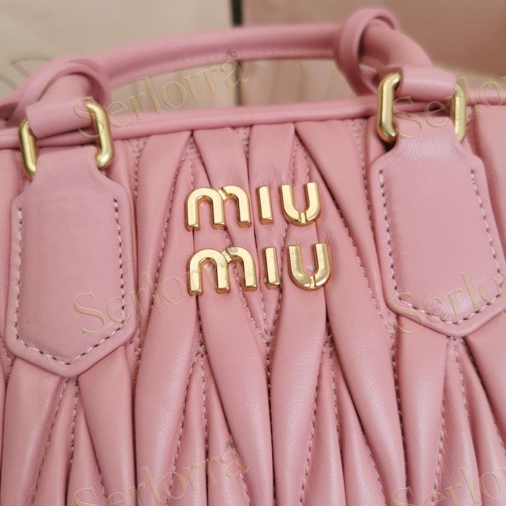 MIU MIU ARCADIE MATELASSÉ HANDBAG