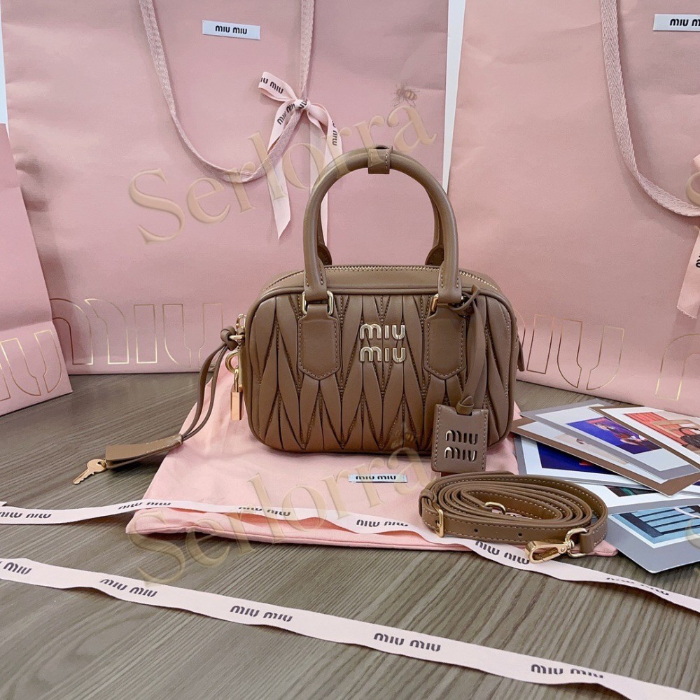 MIU MIU ARCADIE MATELASSÉ HANDBAG