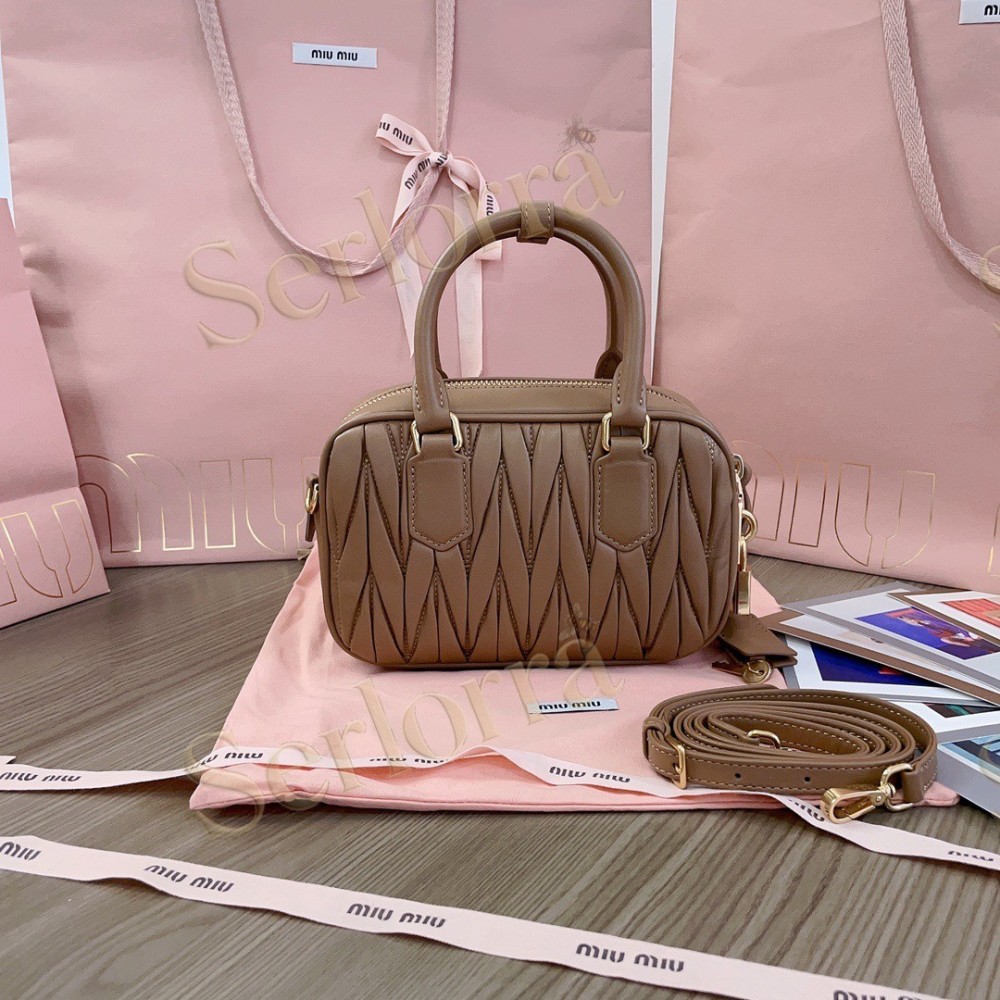 MIU MIU ARCADIE MATELASSÉ HANDBAG