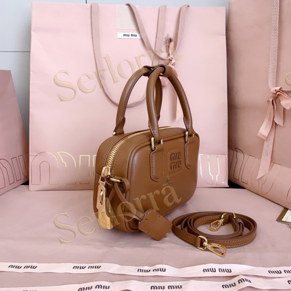 MIU MIU ARCADIE LEATHER BAG