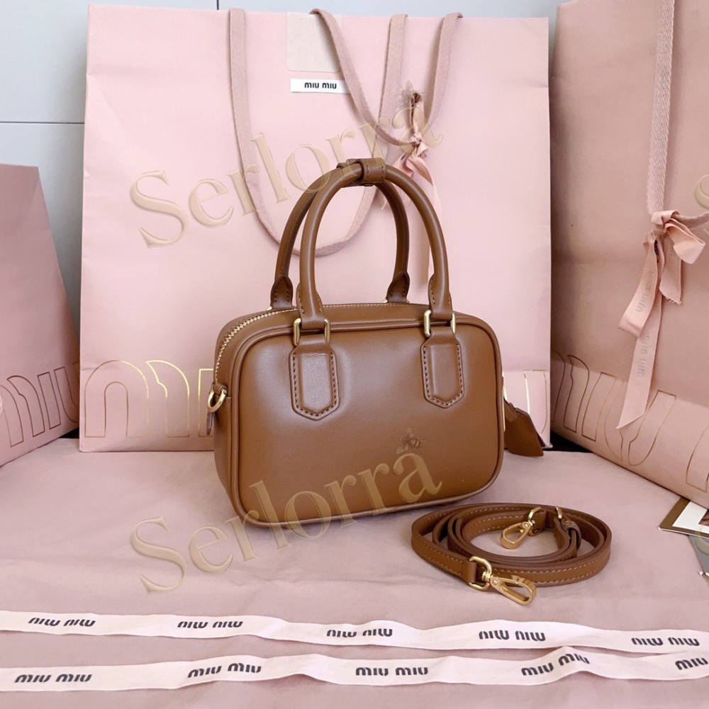 MIU MIU ARCADIE LEATHER BAG