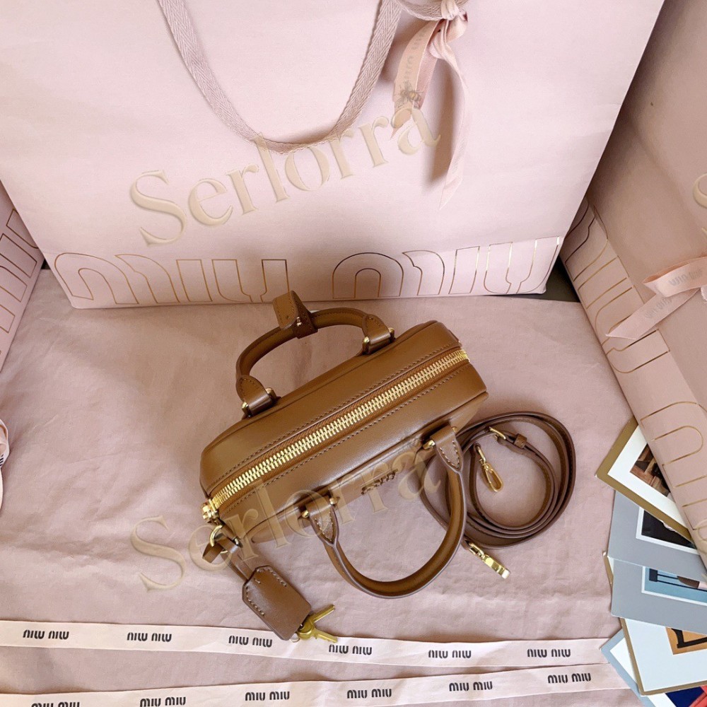 MIU MIU ARCADIE LEATHER BAG