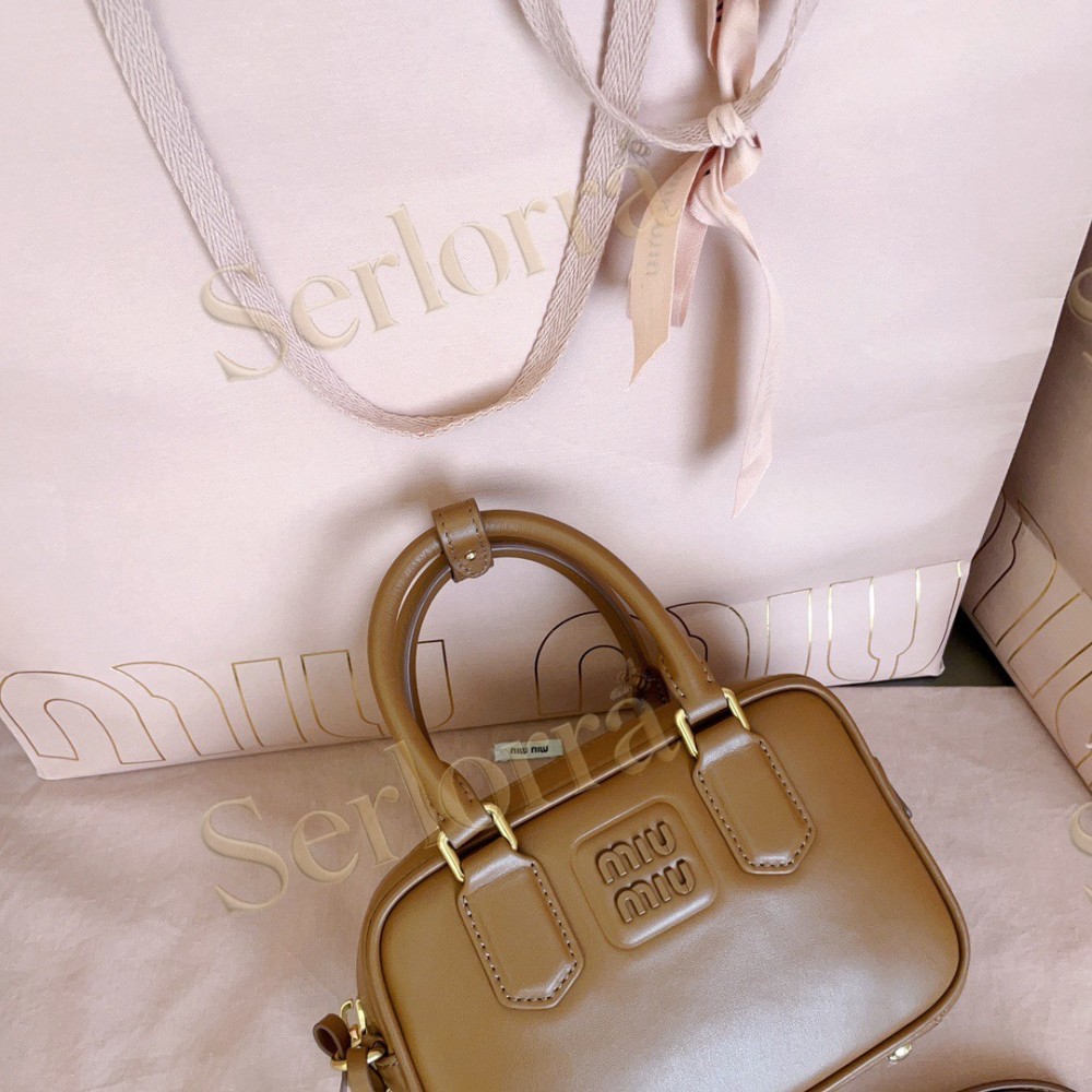 MIU MIU ARCADIE LEATHER BAG