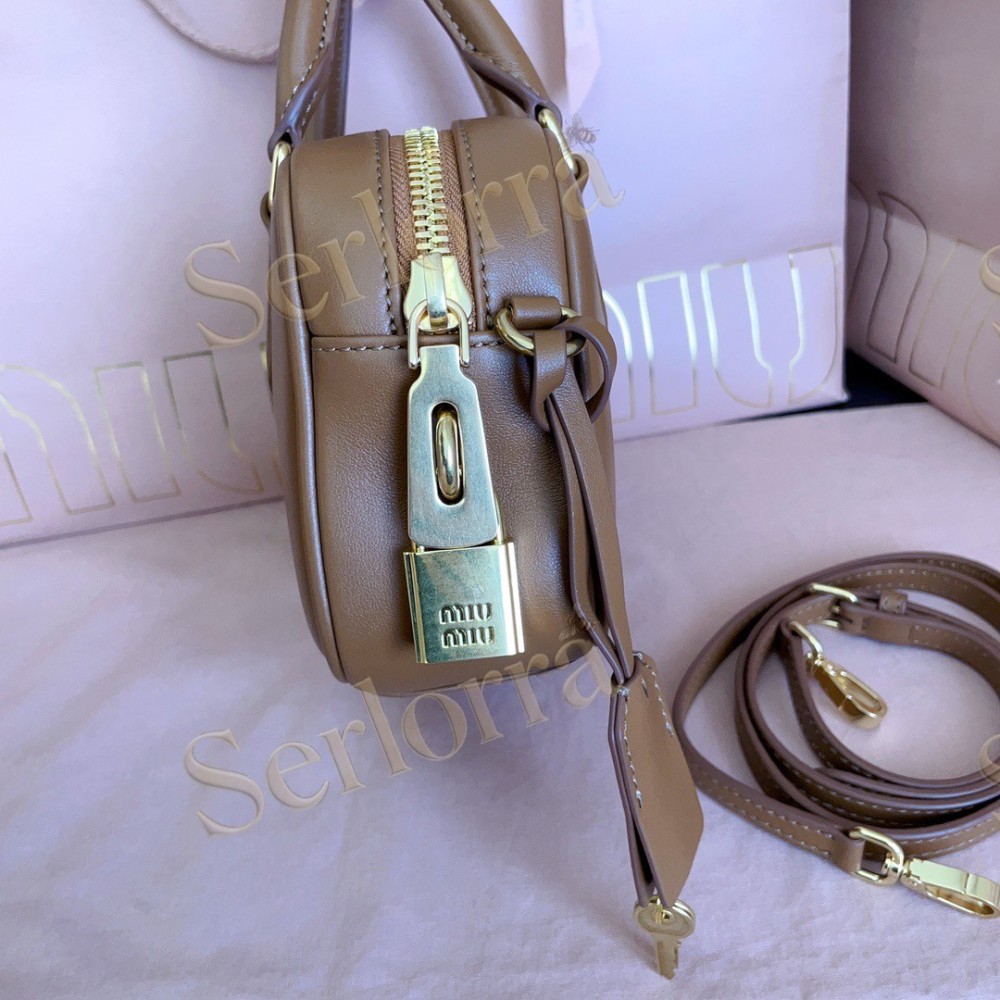 MIU MIU ARCADIE LEATHER BAG