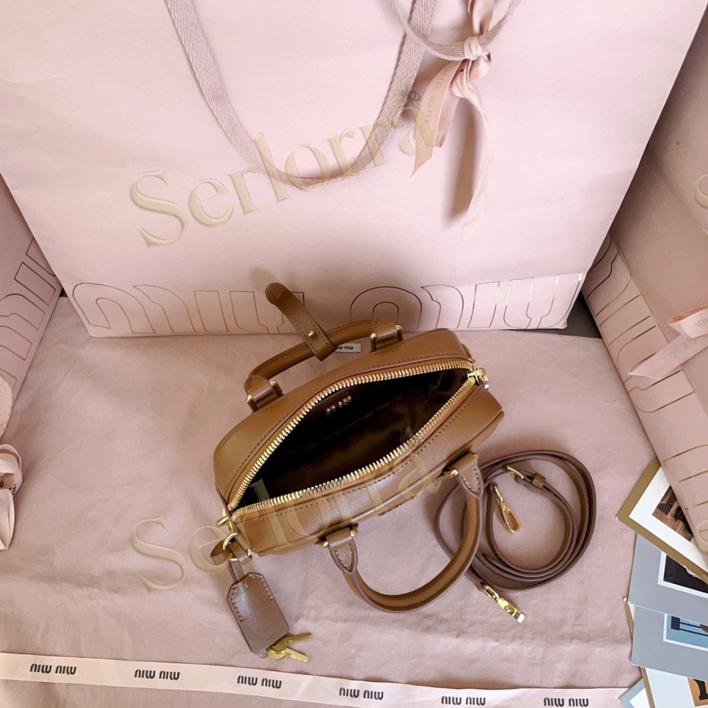 MIU MIU ARCADIE LEATHER BAG