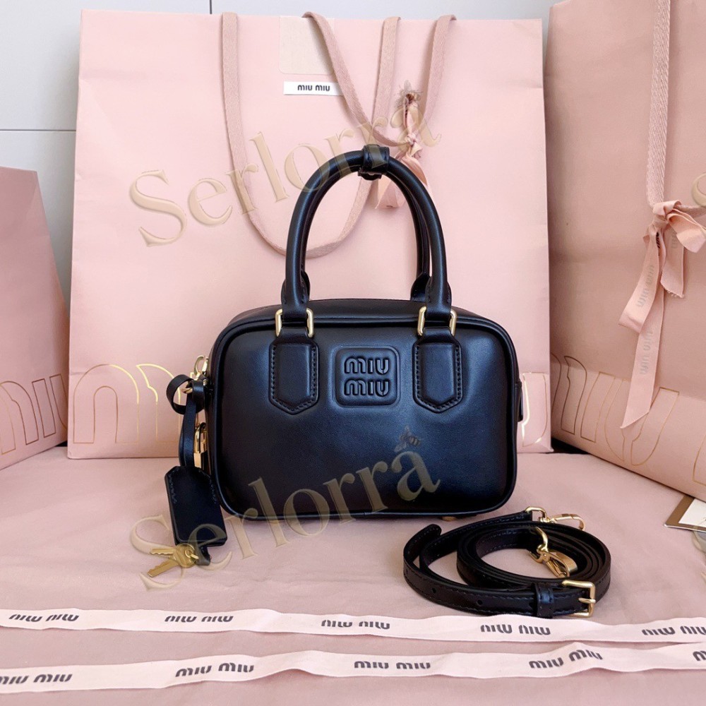 MIU MIU ARCADIE LEATHER BAG