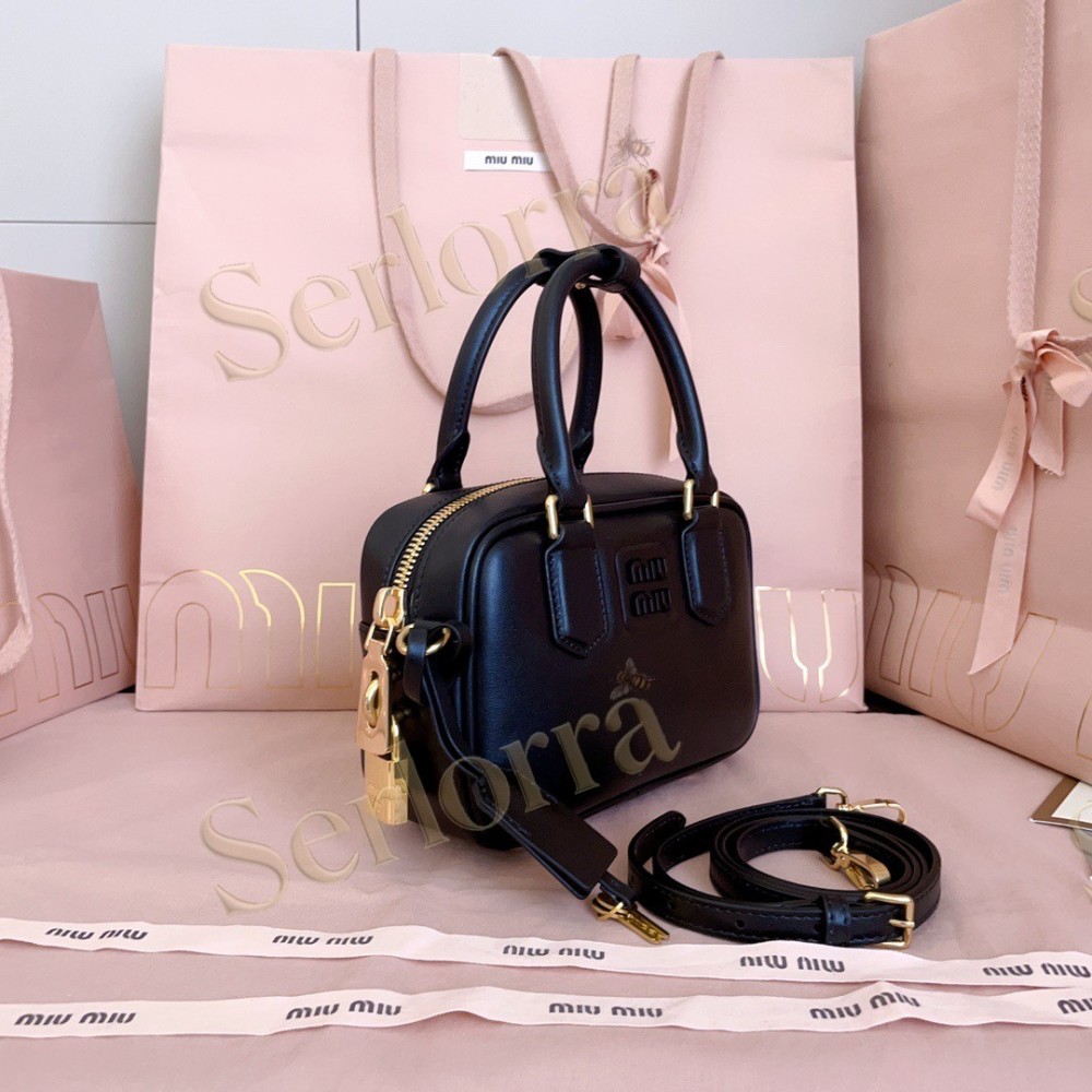 MIU MIU ARCADIE LEATHER BAG
