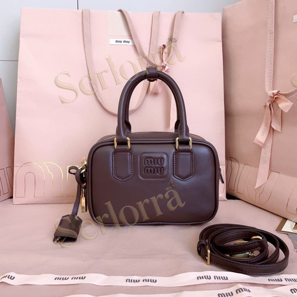 MIU MIU ARCADIE LEATHER BAG