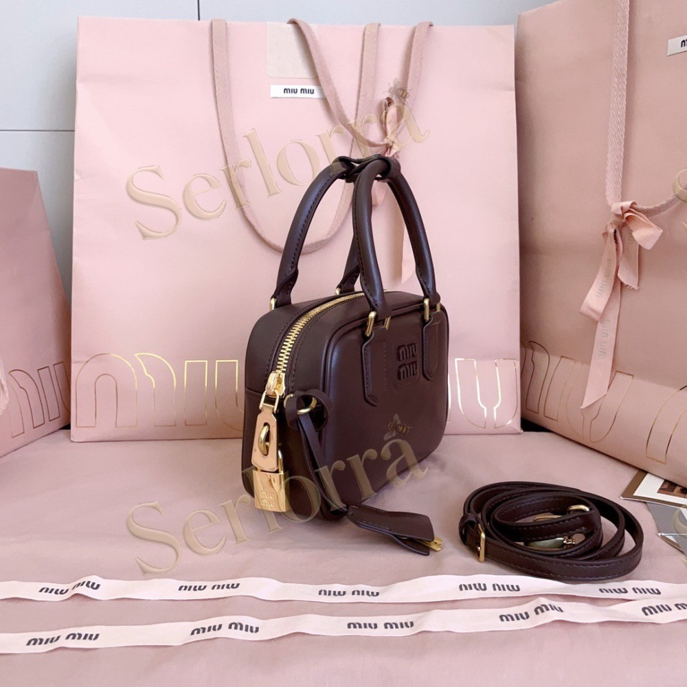 MIU MIU ARCADIE LEATHER BAG