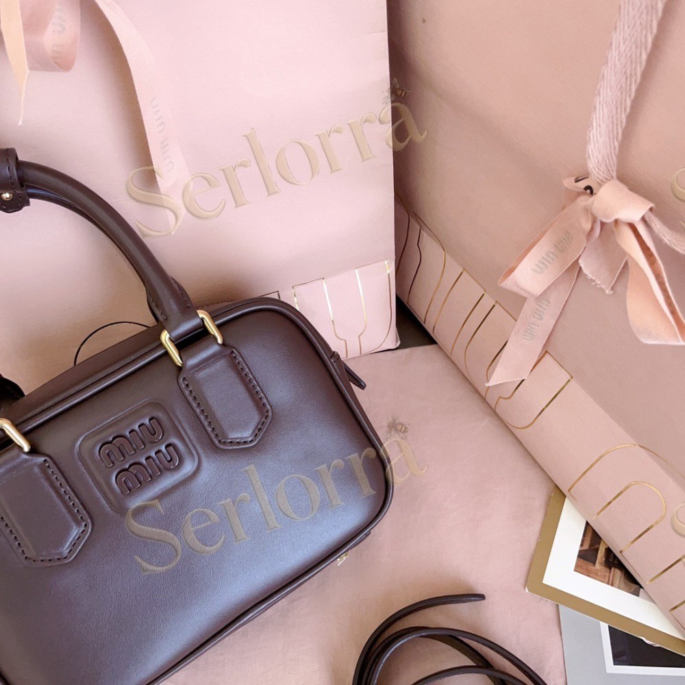 MIU MIU ARCADIE LEATHER BAG