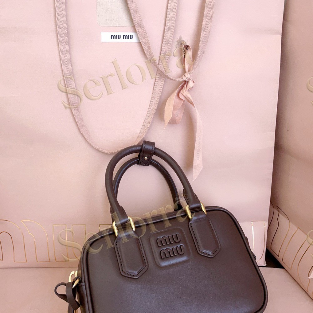 MIU MIU ARCADIE LEATHER BAG