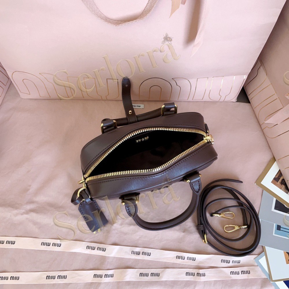 MIU MIU ARCADIE LEATHER BAG