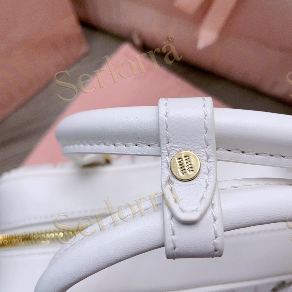 MIU MIU ARCADIE MATELASSÉ NAPPA LEATHER HANDBAG