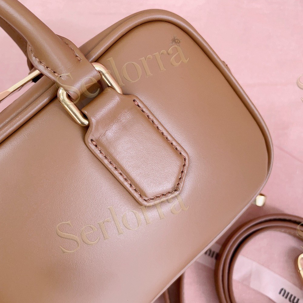 MIU MIU ARCADIE LEATHER HANDBAG