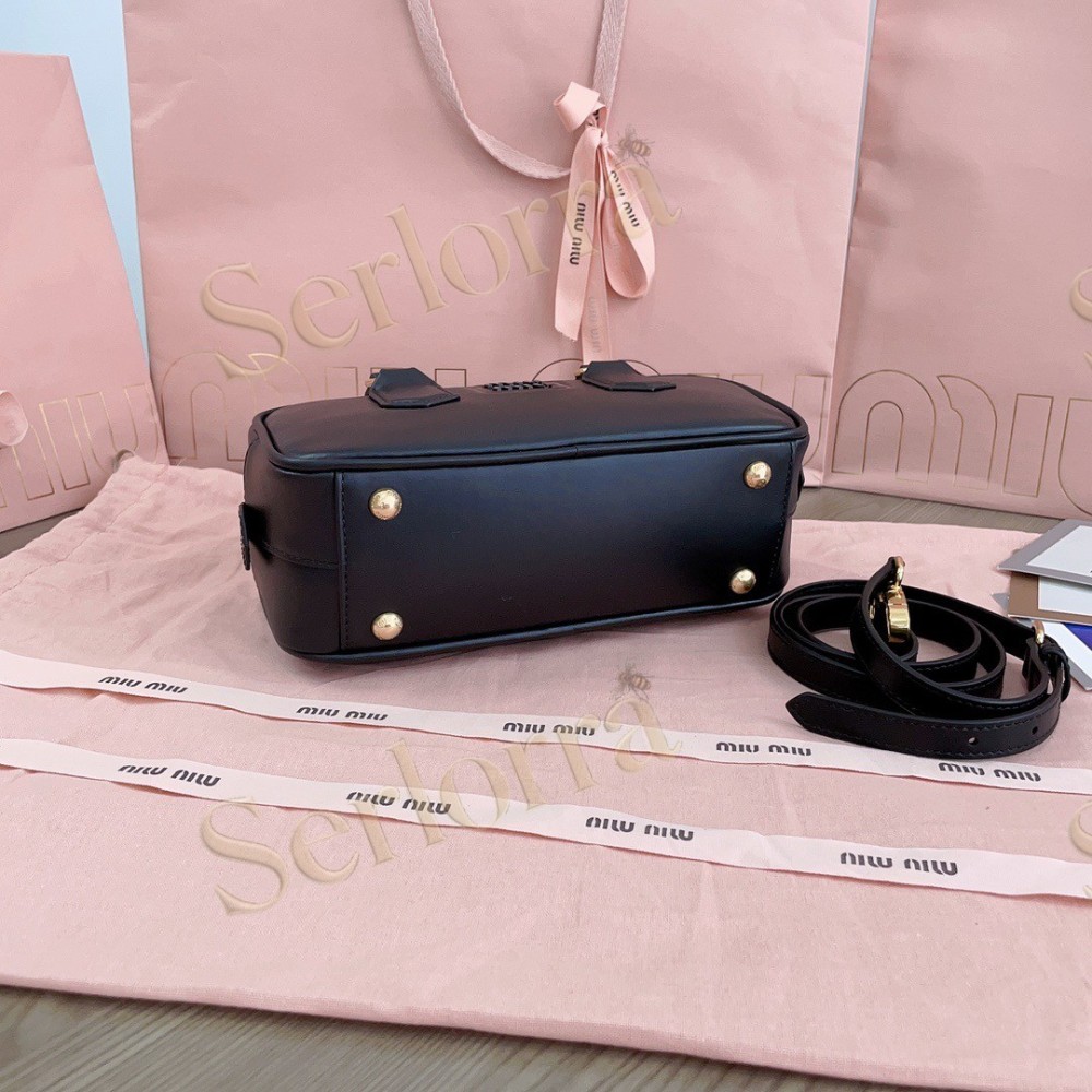 MIU MIU ARCADIE LEATHER HANDBAG