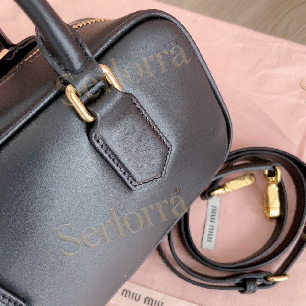 MIU MIU ARCADIE LEATHER HANDBAG