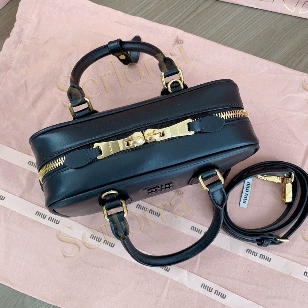 MIU MIU ARCADIE LEATHER HANDBAG