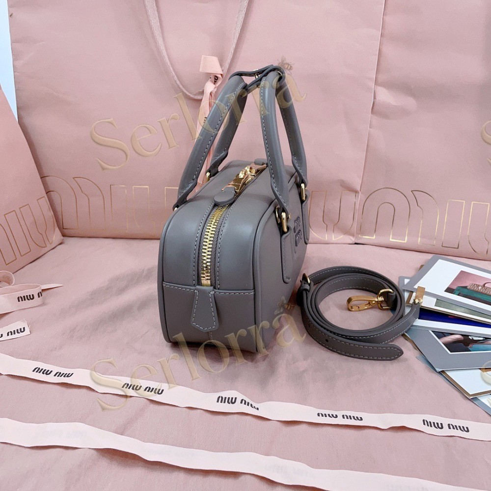 MIU MIU ARCADIE LEATHER HANDBAG