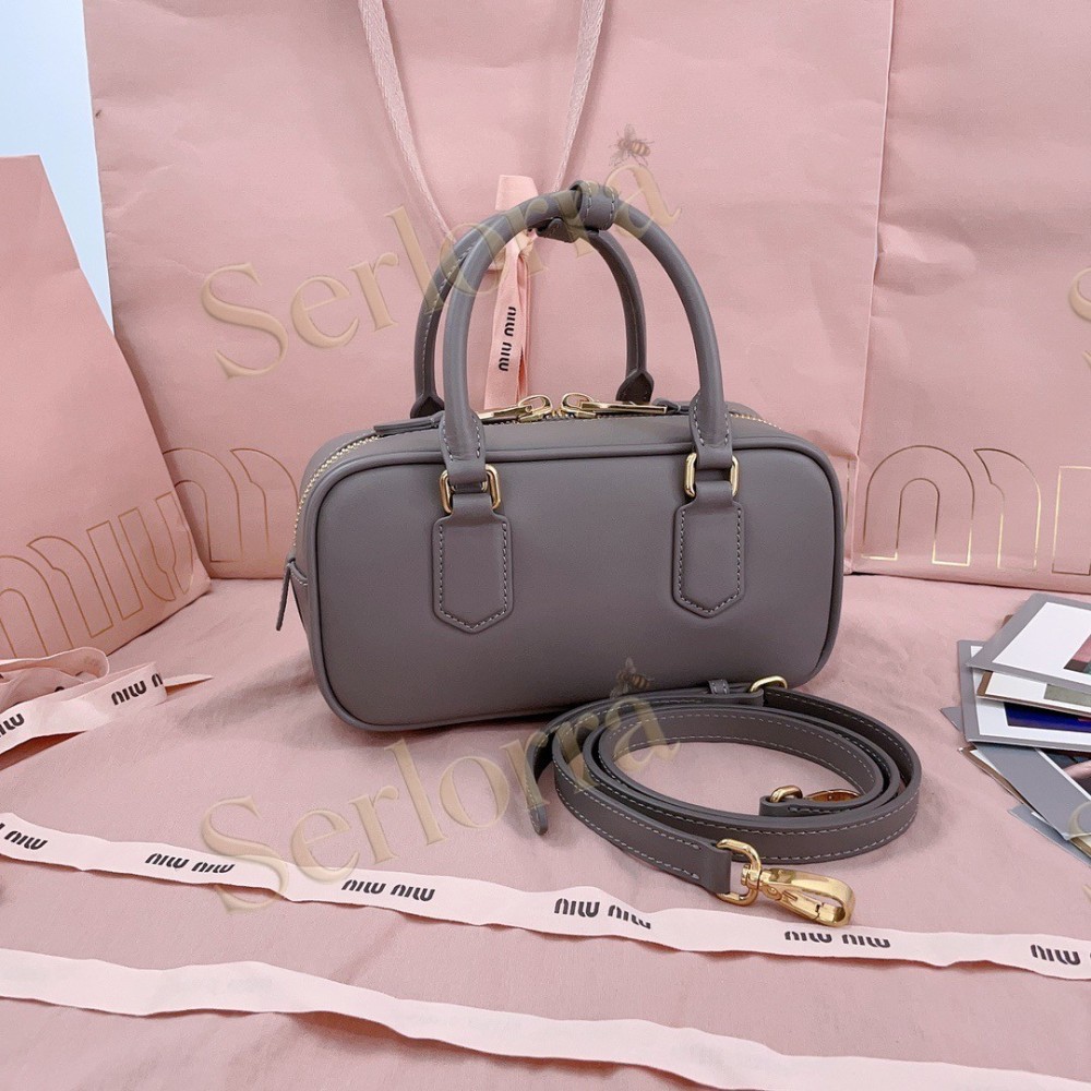 MIU MIU ARCADIE LEATHER HANDBAG