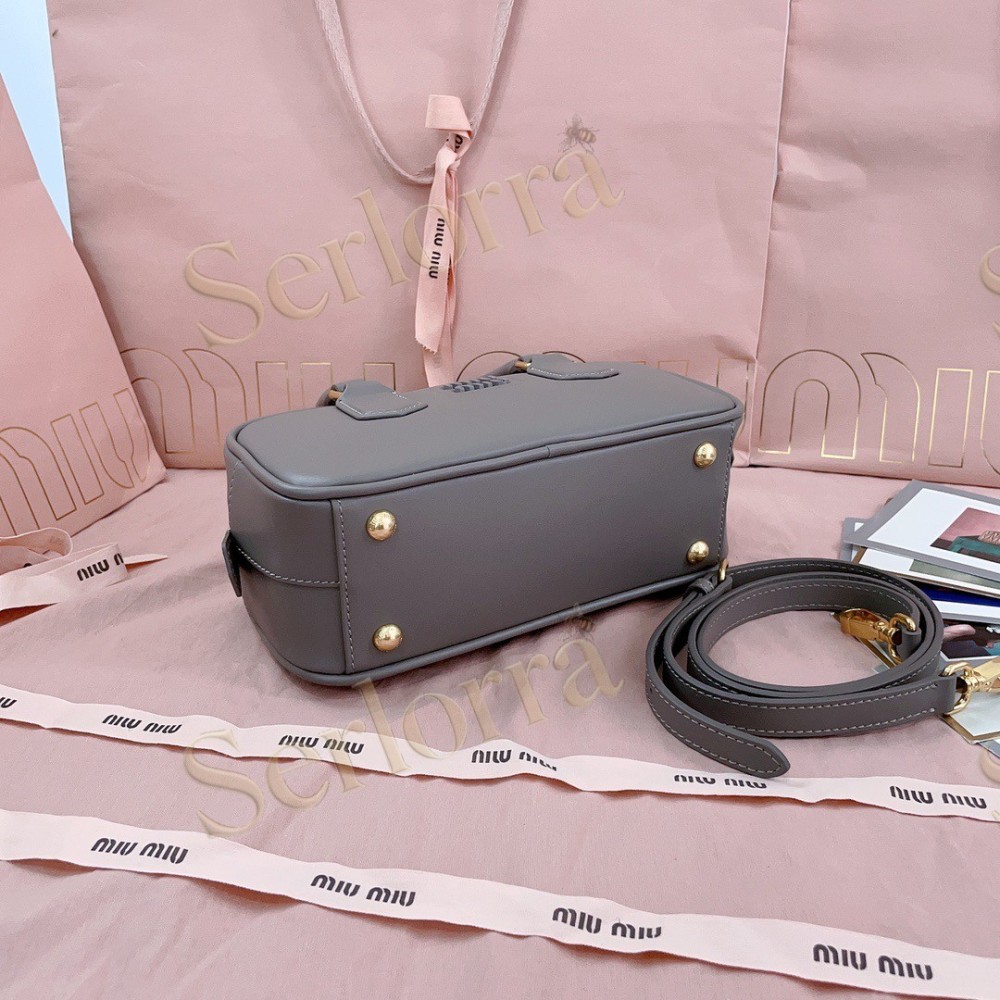 MIU MIU ARCADIE LEATHER HANDBAG