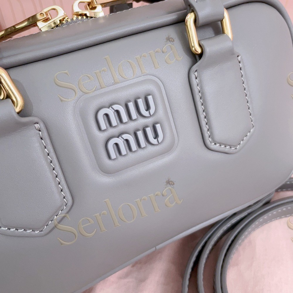 MIU MIU ARCADIE LEATHER HANDBAG