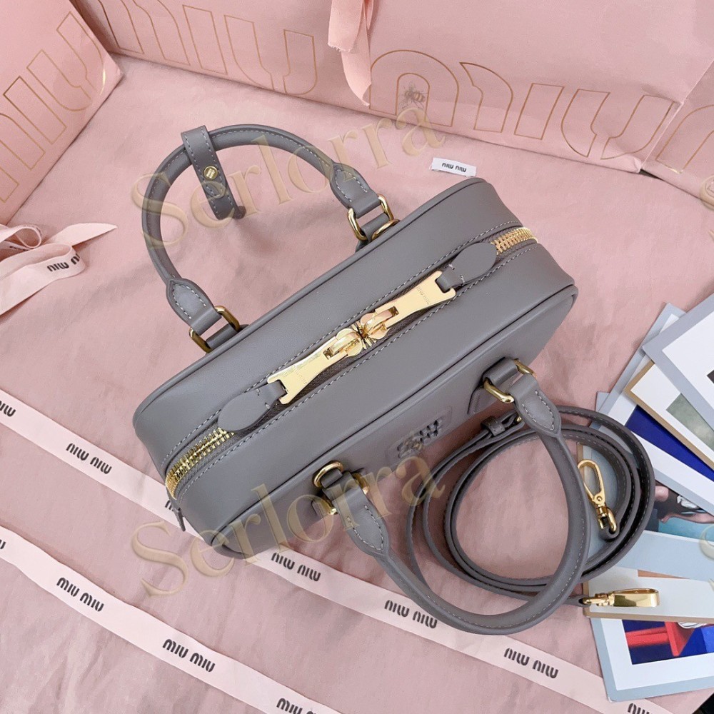 MIU MIU ARCADIE LEATHER HANDBAG