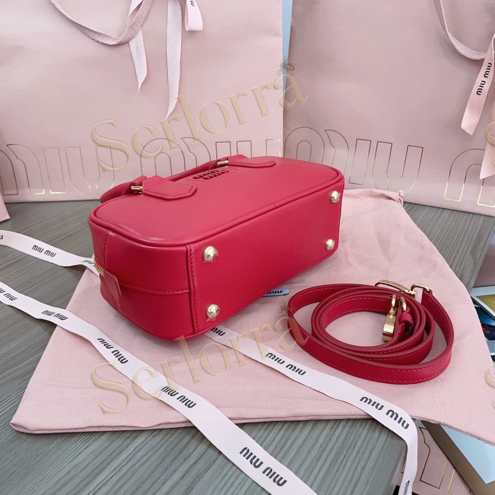 MIU MIU ARCADIE LEATHER HANDBAG