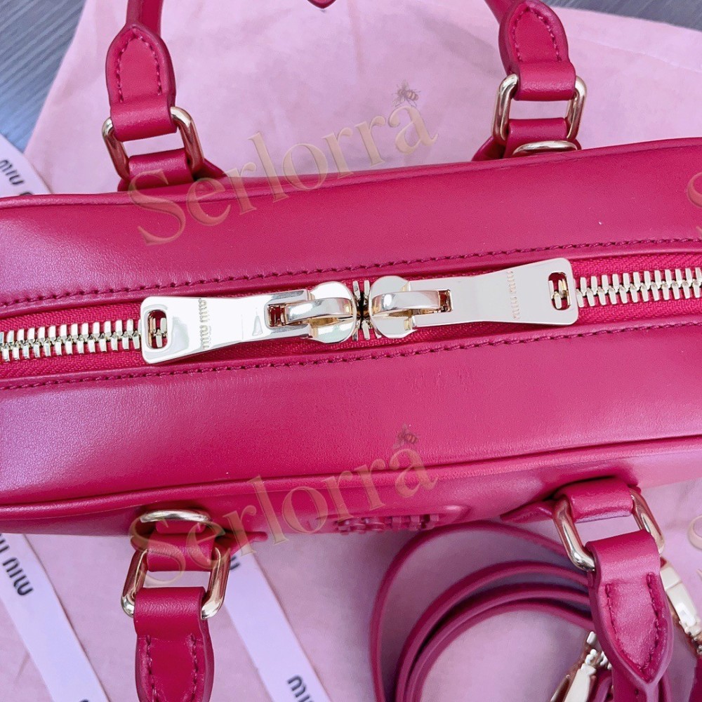 MIU MIU ARCADIE LEATHER HANDBAG