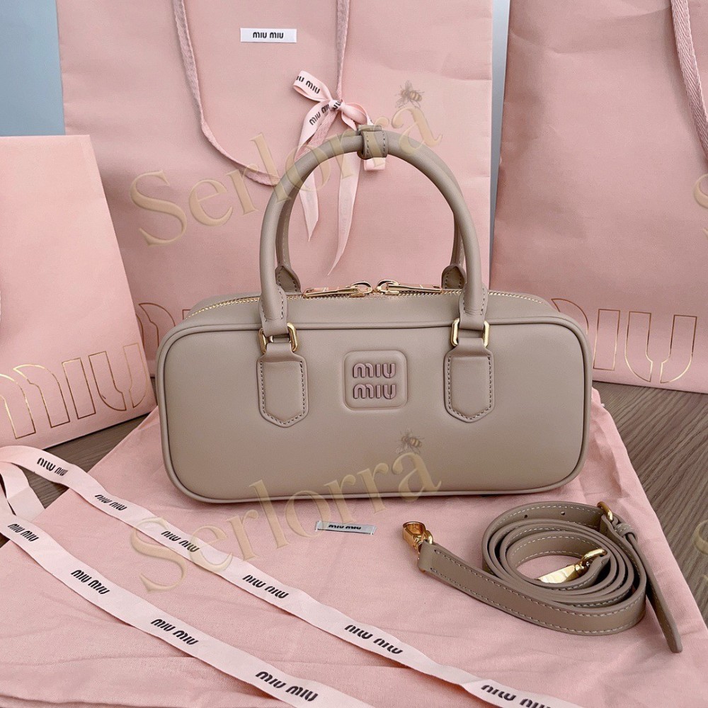 MIU MIU ARCADIE LEATHER BAG