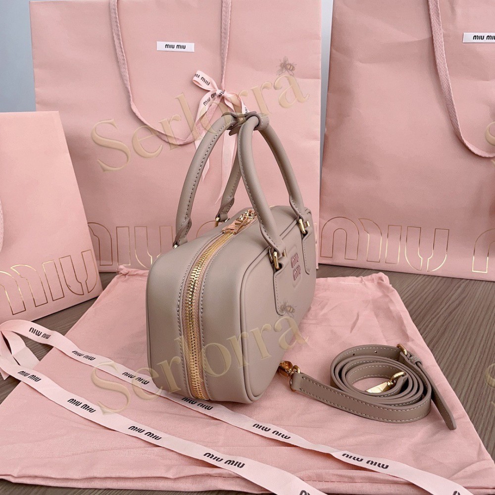 MIU MIU ARCADIE LEATHER BAG